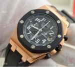 Cheap Audemars Piguet Replica Watches - Japan Grade Royal Oak Offshore Rose Gold /Rubber Band